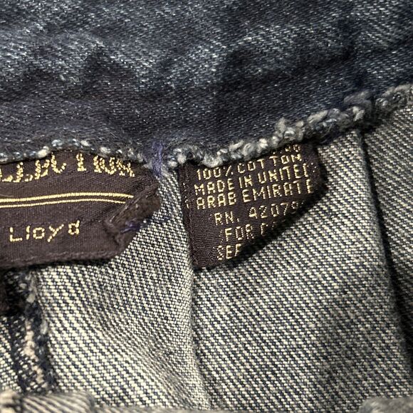 Private Collection House Of Lloyd Jean Skirt Womens 13/14 Denim Button Pockets - Picture 3 of 8